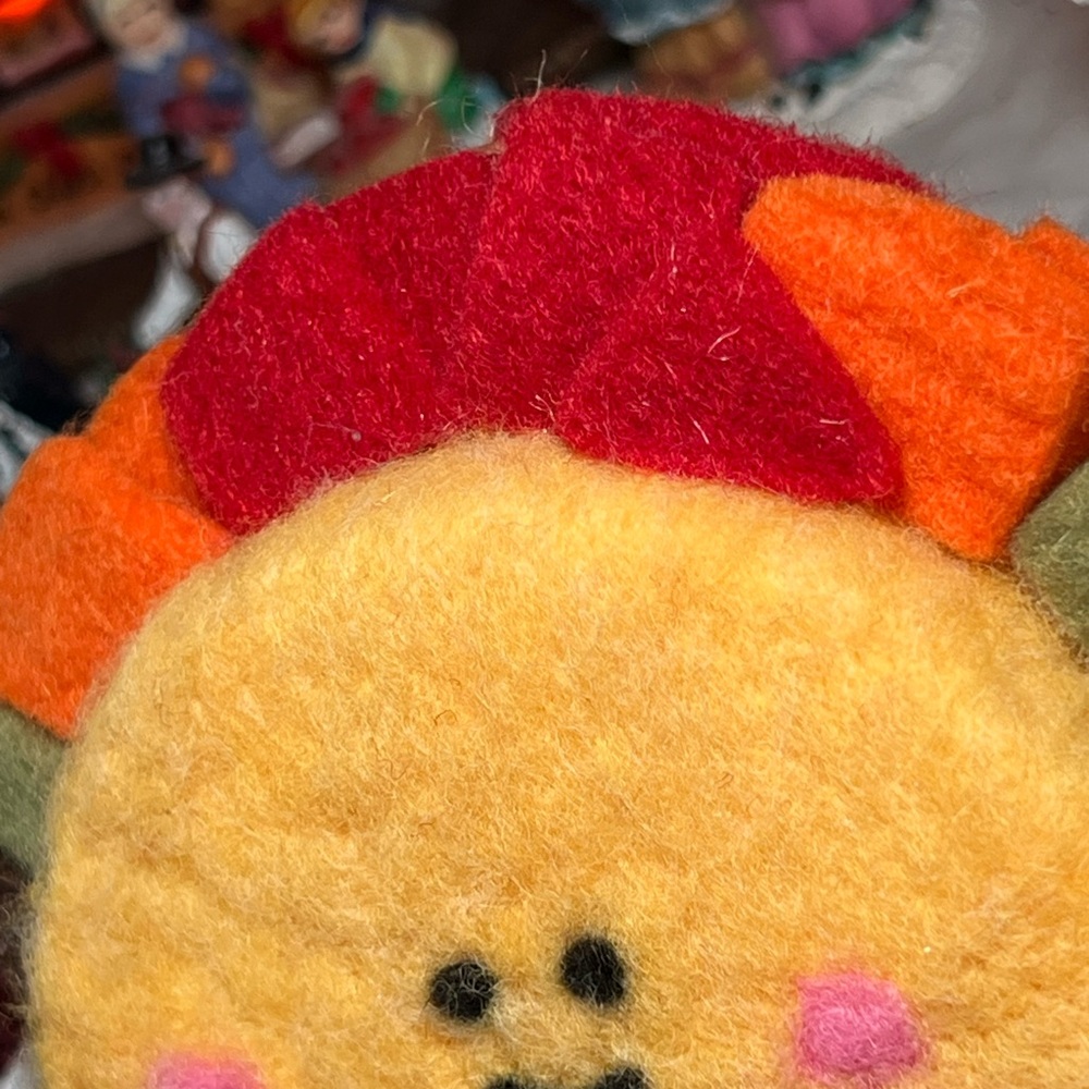 Happy Taco Felt Ornament Fun Novelty Mexican Food Taco Tuesday - Picture 6 of 9